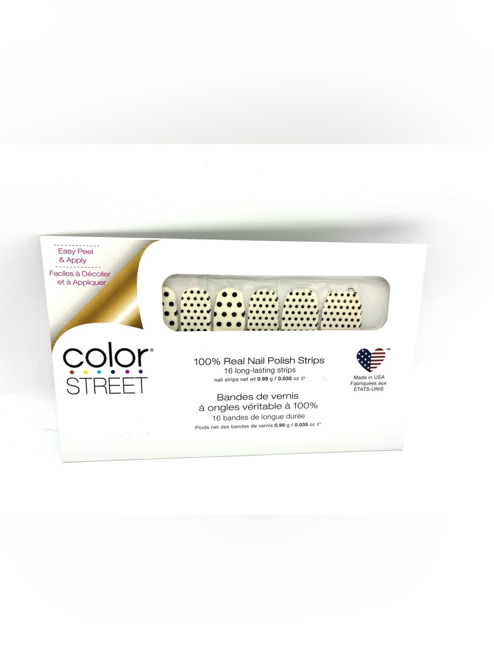 Color Street Nail Polish Strips-Polka Dot